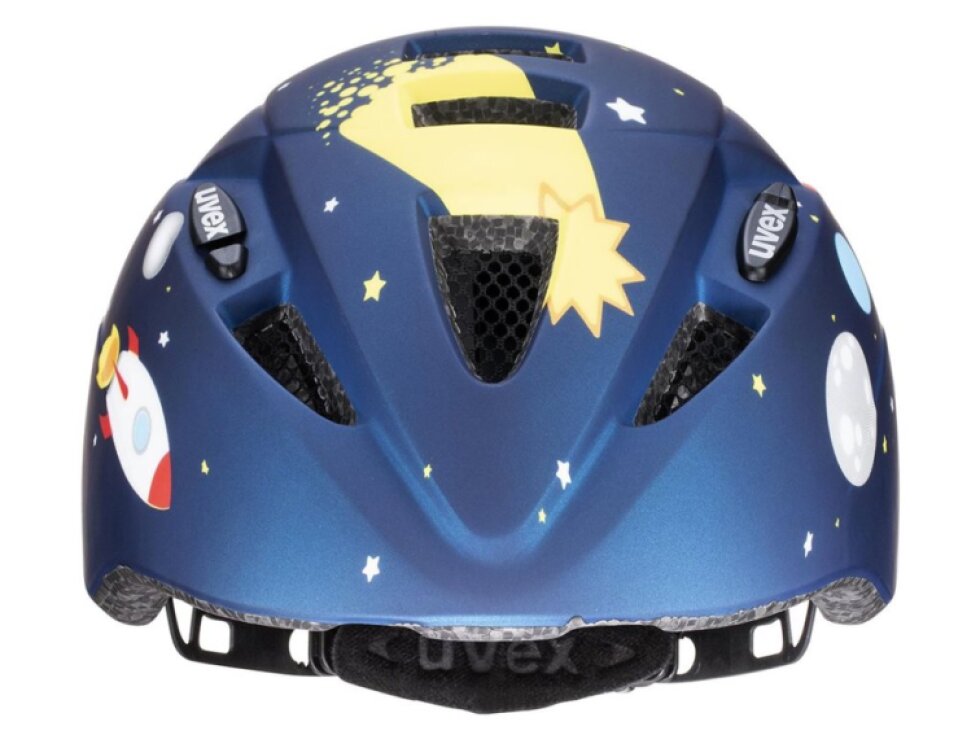 Dětská helma Uvex Kid 2 CC dark blue rocket matt