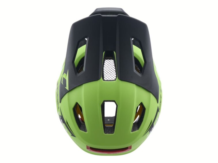 Dětská helma Cratoni MadCat Mips lime-black matt