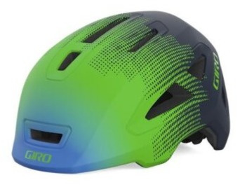 Dětská helma Giro Scamp II matte blue/green towers