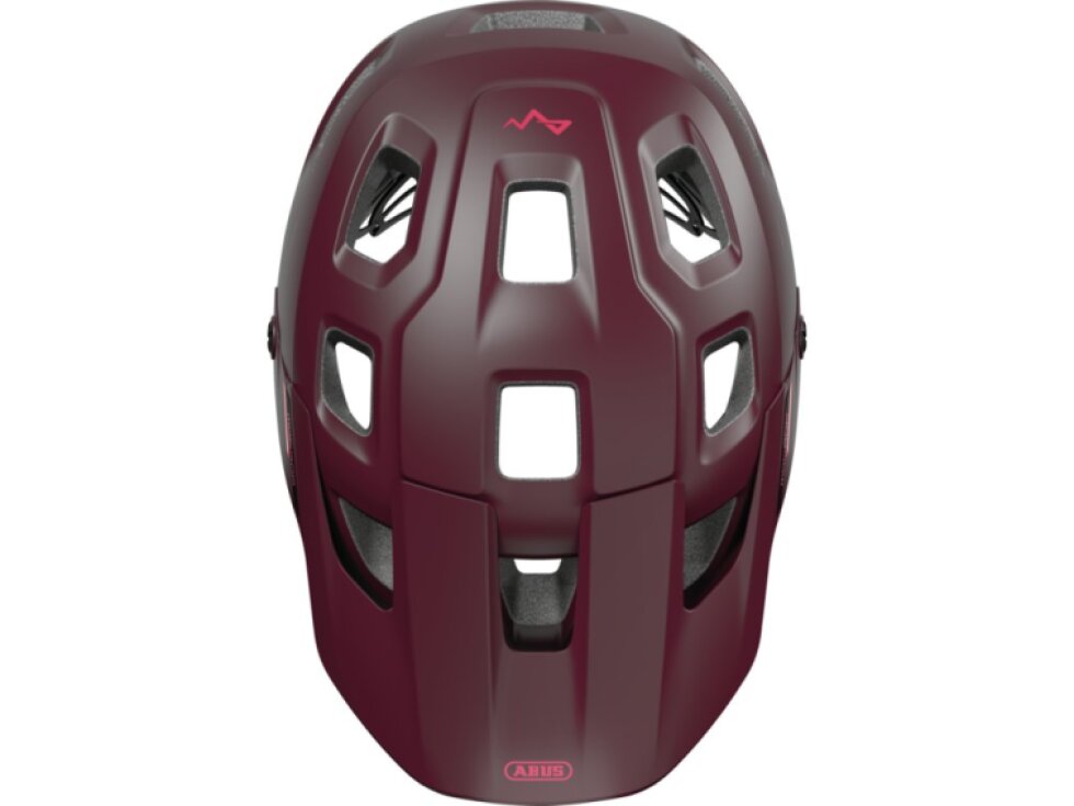 Cyklistická helma Abus Modrop wildberry red