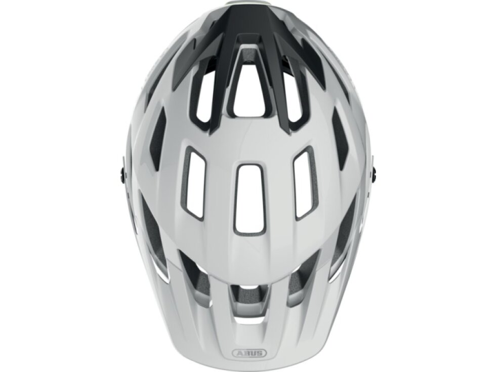 Cyklistická helma Abus Moventor 2.0 shiny white