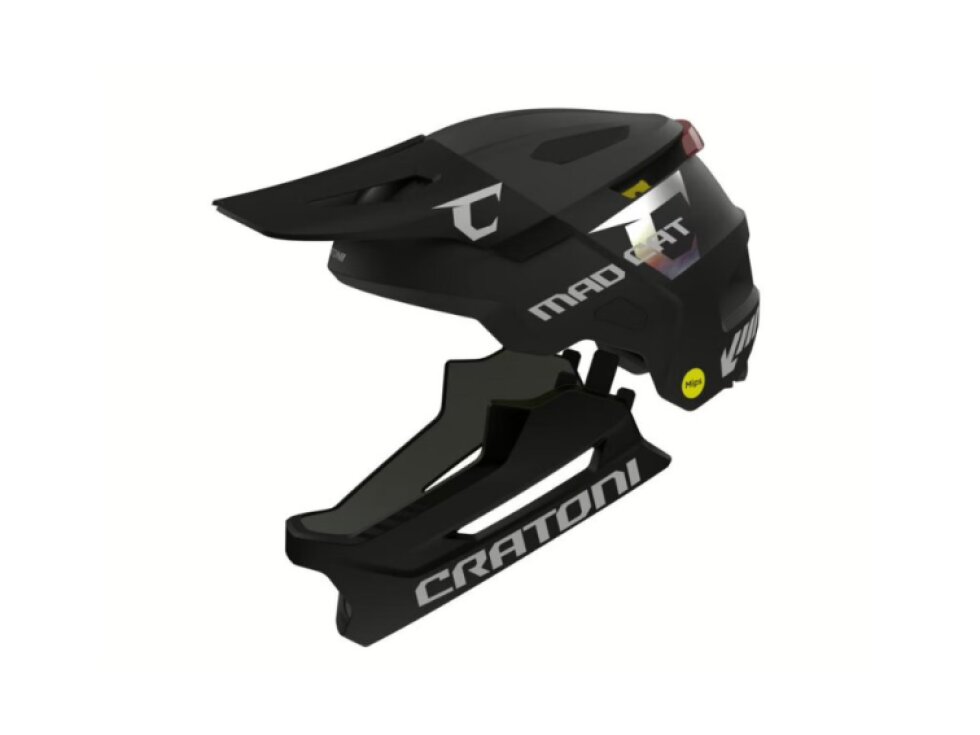 Dětská helma Cratoni MadCat Mips black matt