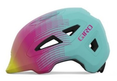 Dětská helma Giro Scamp II matte teal/pink towers