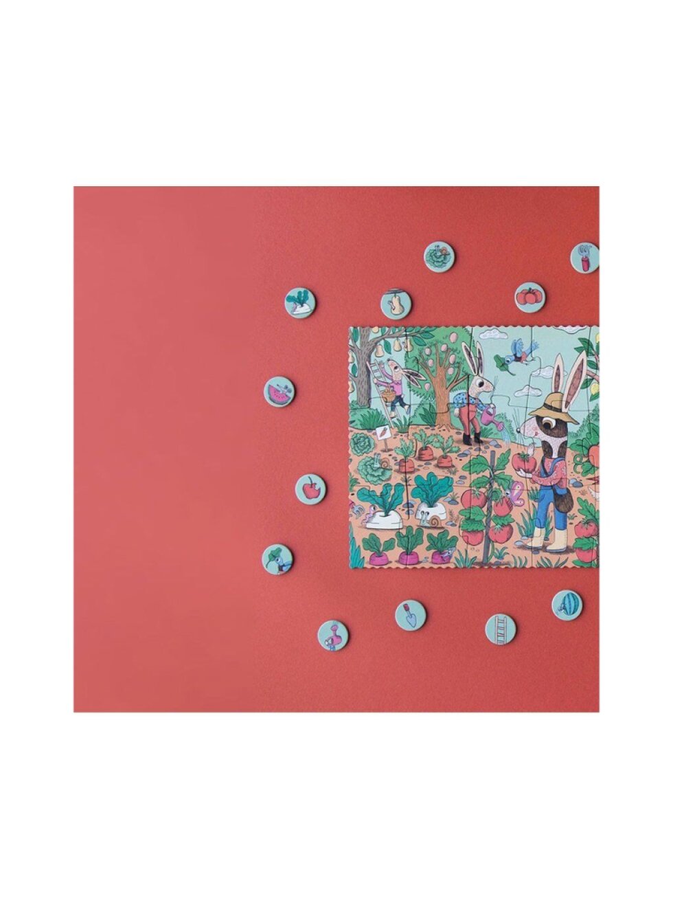 LONDJI Puzzle Králíčkova zahrádka - 24 ks