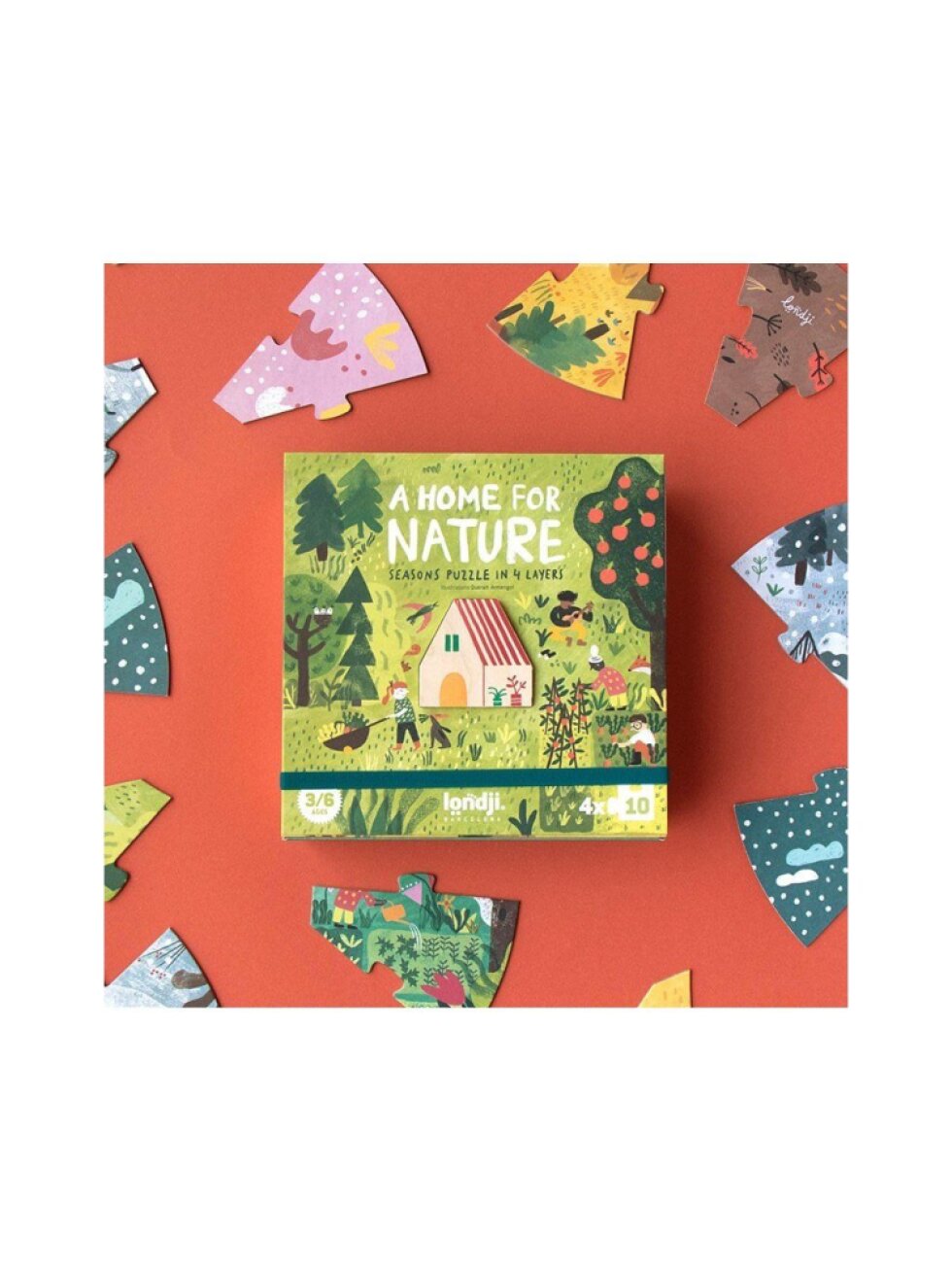 LONDJI Puzzle Home of nature - 40 ks