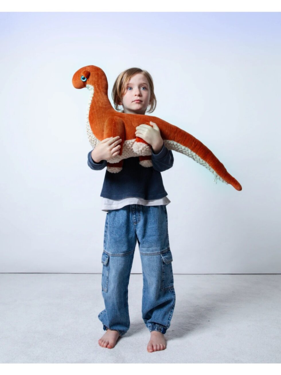 Plyšová hračka BigStuffed - Dinosaurus Red Velvet 63 cm