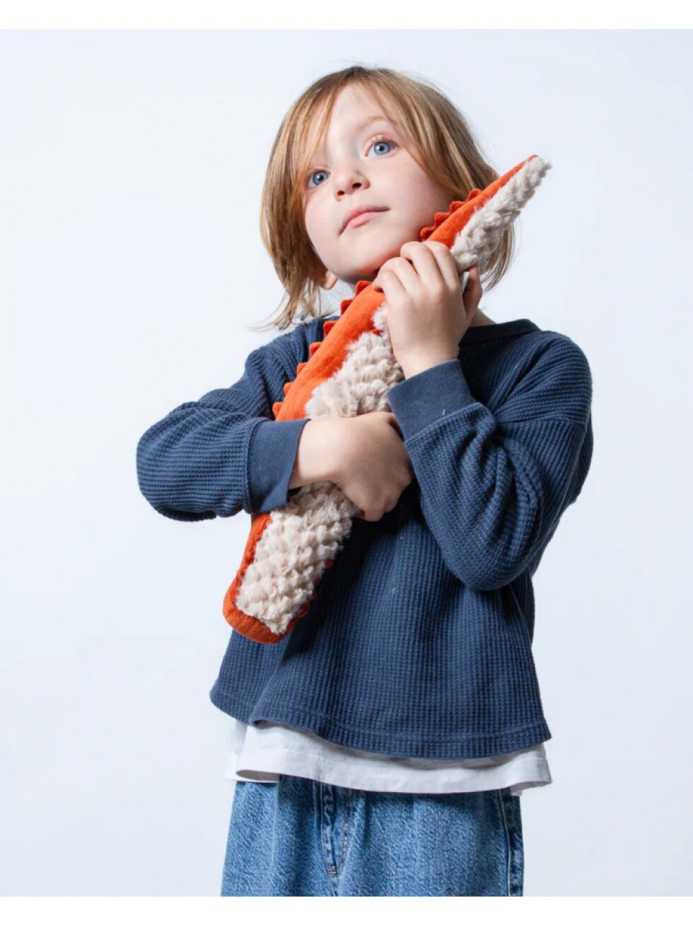 Plyšová hračka BigStuffed - Krokodýl Red Velvet 44 cm