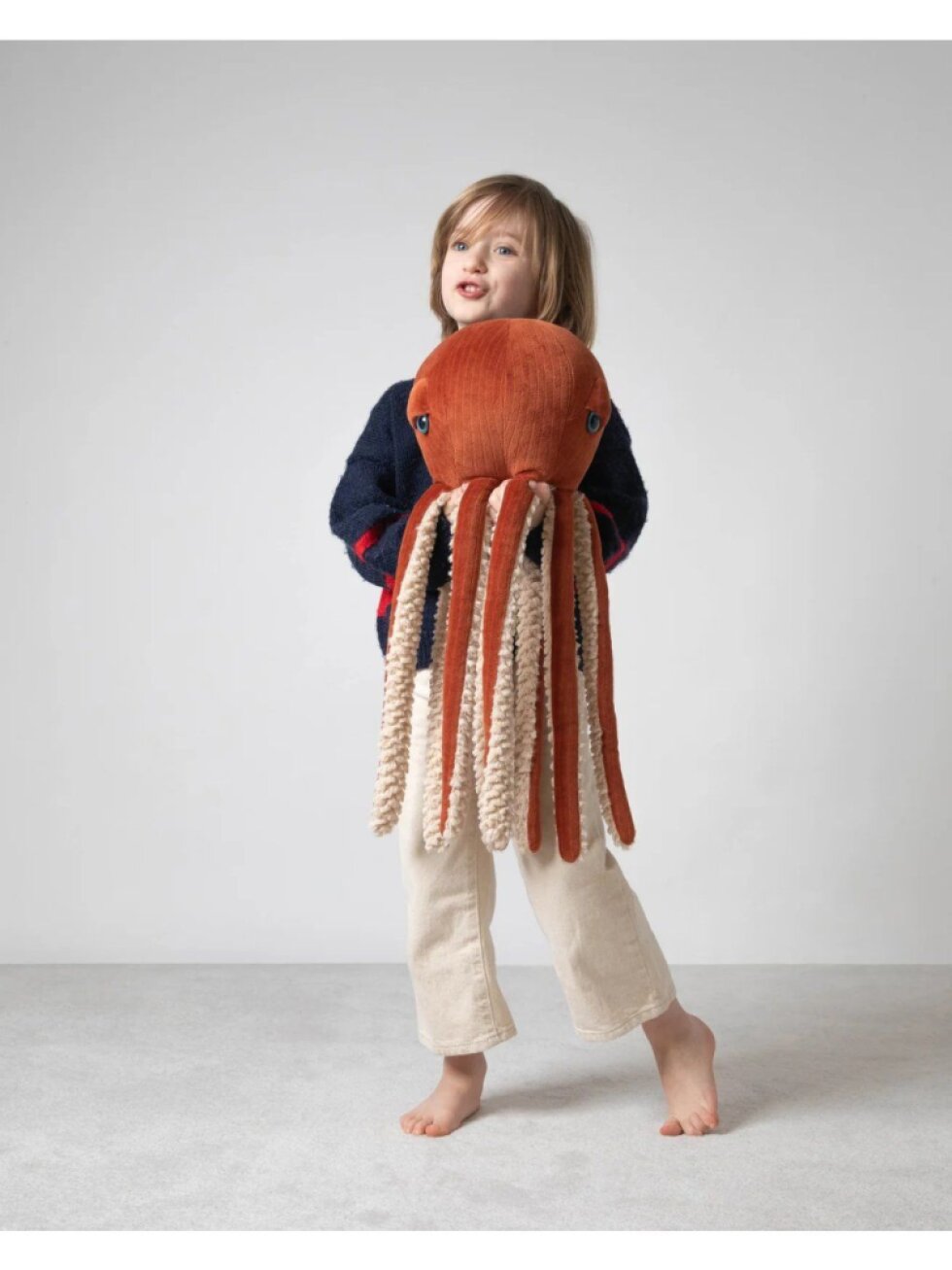 Plyšová hračka BigStuffed - Chobotnice Red Velvet 56 cm