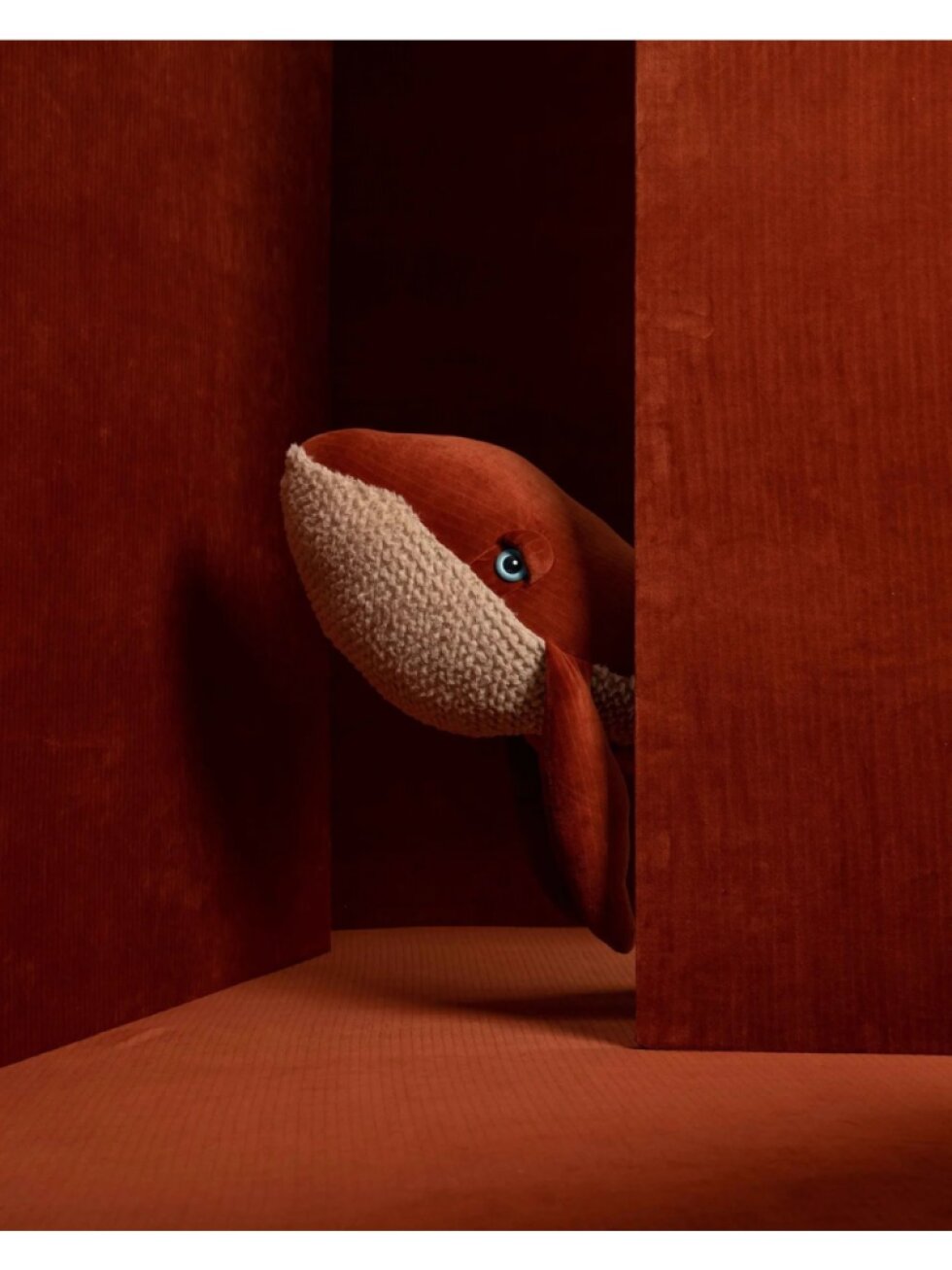 Plyšová hračka BigStuffed - Velryba Red Velvet 56 cm