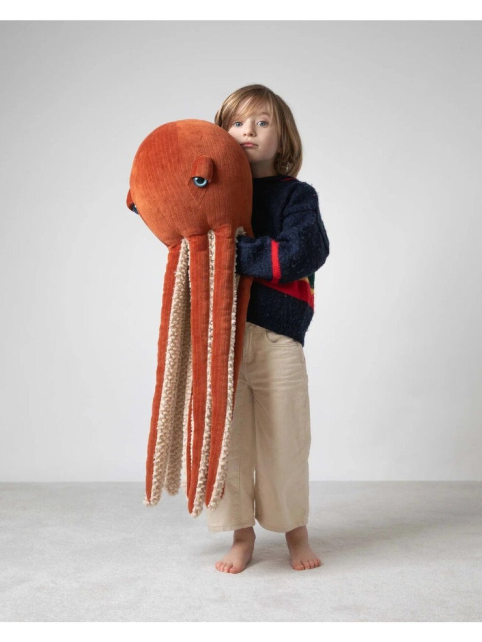 Plyšová hračka BigStuffed - Chobotnice Red Velvet BIG 90 cm