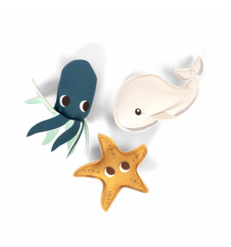 FILIBABBA Neoprenové hračky do vody Ocean Friends