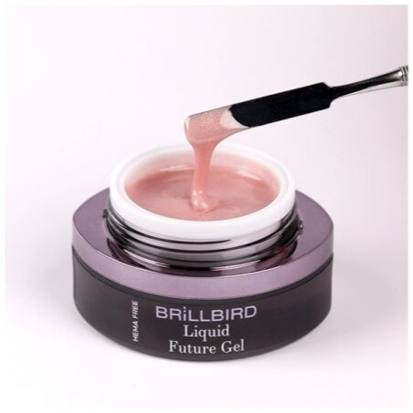 Liquid Future Gel - Shimmer Rose | Tekutý polygel