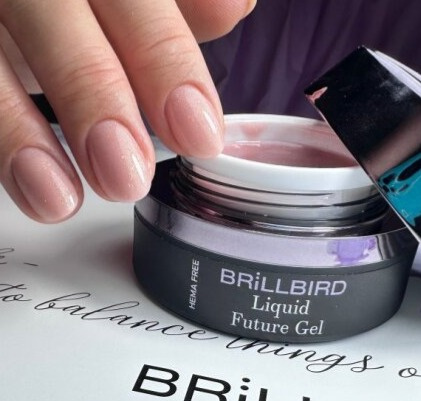 Liquid Future Gel - Shimmer Rose | Tekutý polygel