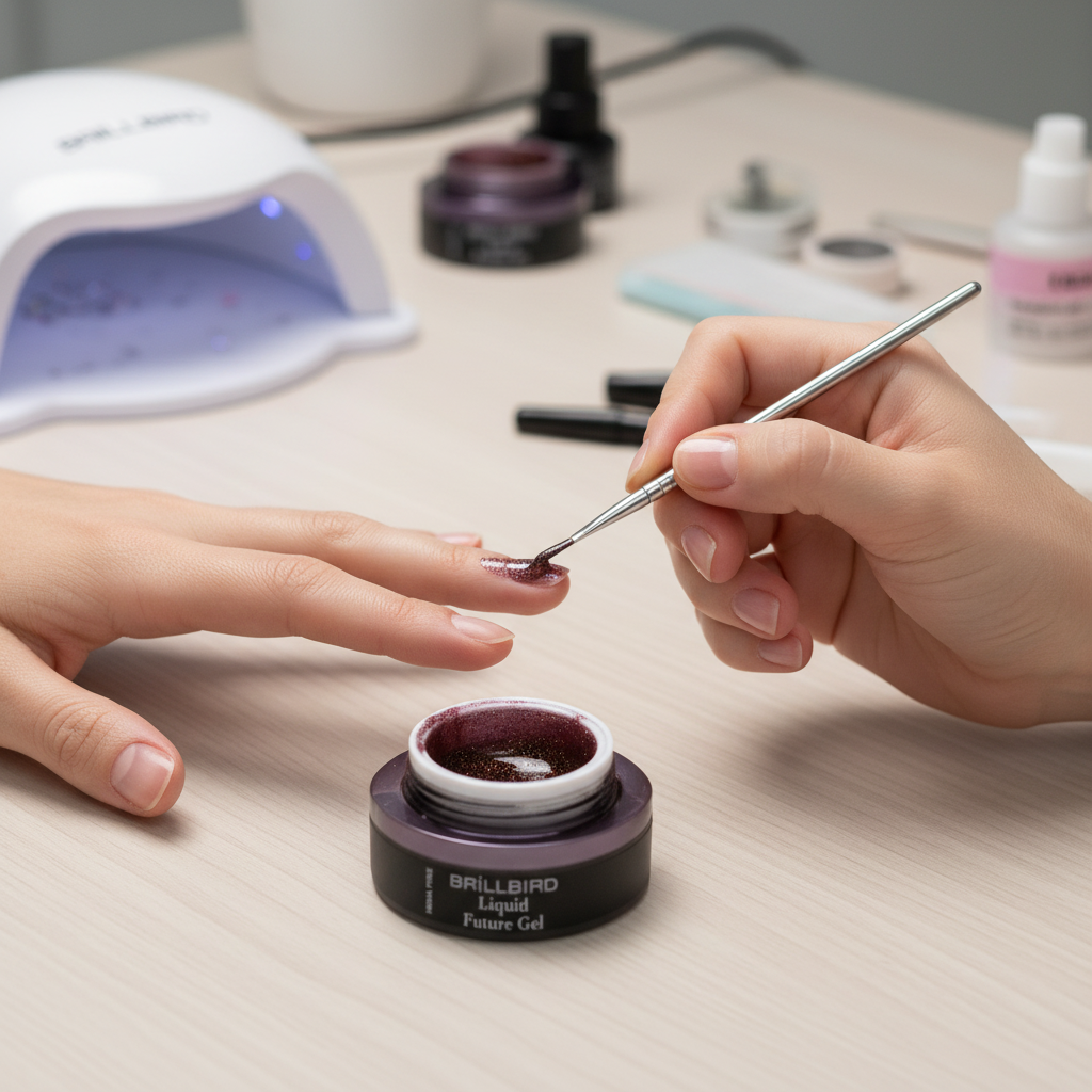 Liquid Future Gel - Burgundy | Tekutý polygel