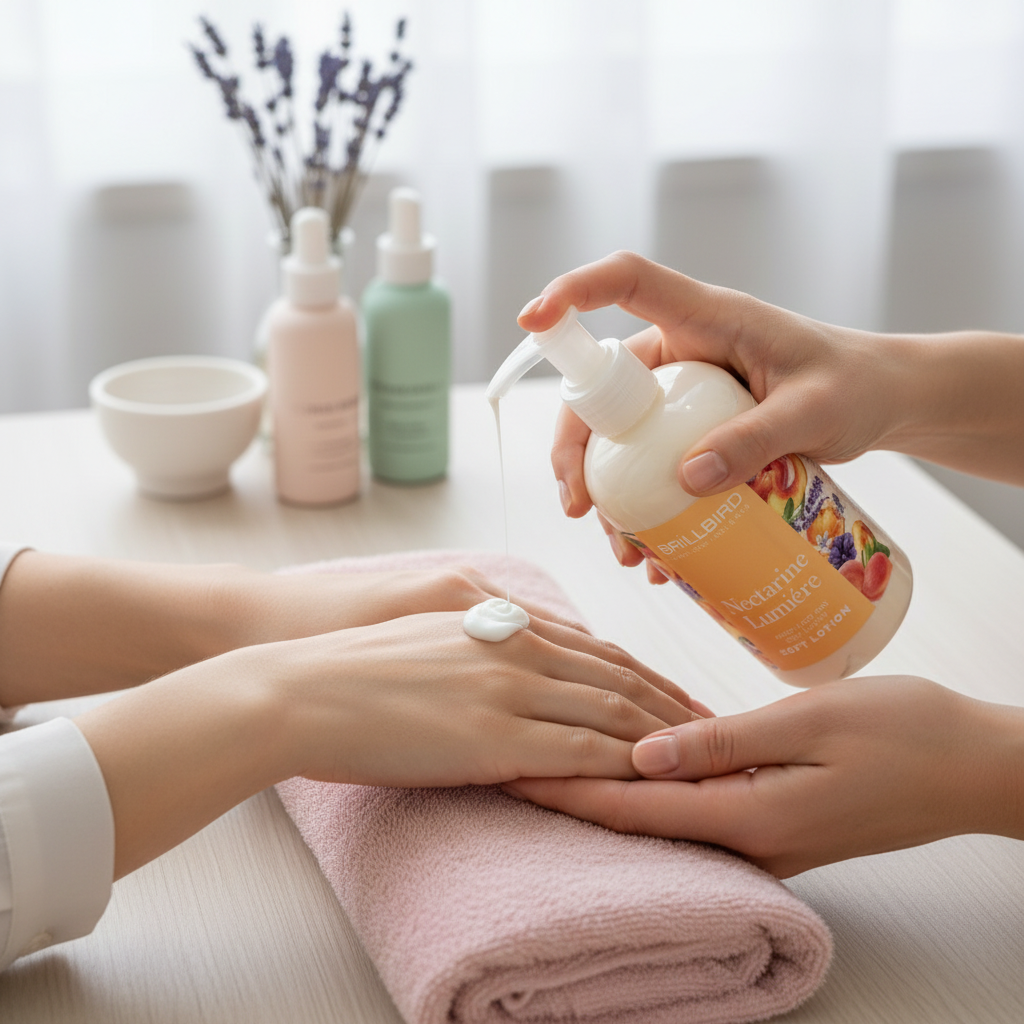 BB Soft Lotion | Mléko na ruce a nohy | Nectarine Lumière