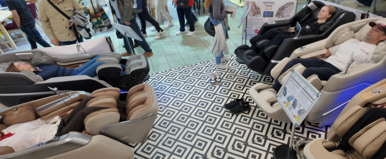Otestujte masážne kreslo zadarmo. Nezmeškajte mega zľavy a prekvapenie
