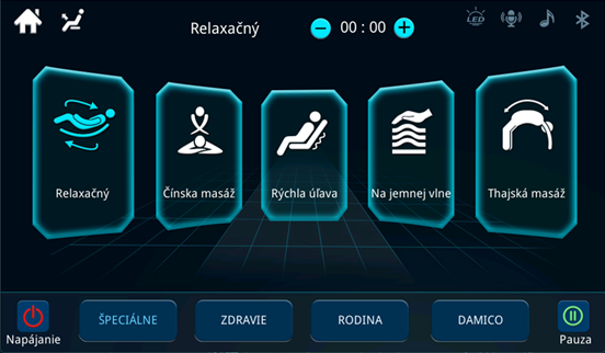 Masážne kreslo Damico® Mondo 4D dualcore beige