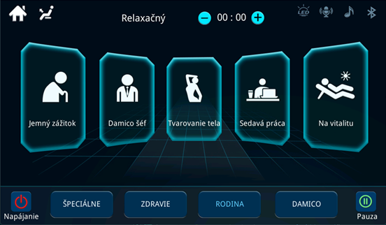Masážne kreslo Damico® Mondo 4D dualcore beige