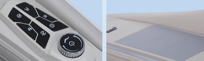 Masážne kreslo Damico® Mondo 4D dualcore beige