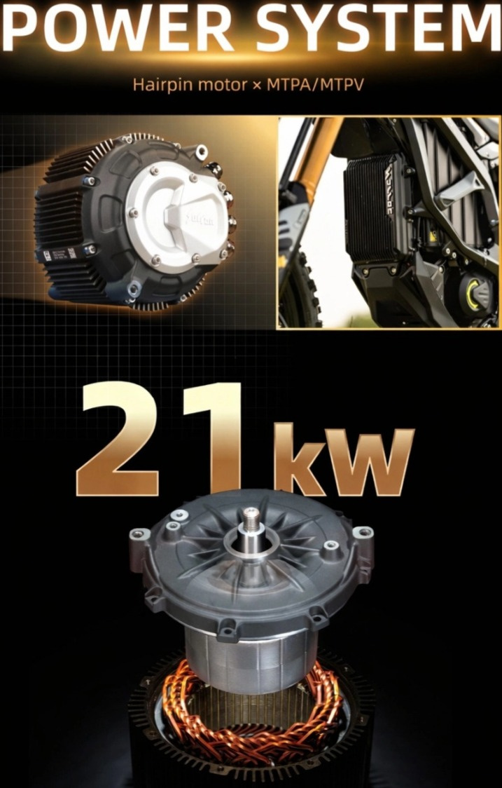 Surron Ultra Bee HP – výkon 21 kW, max. rychlost 90 km/h