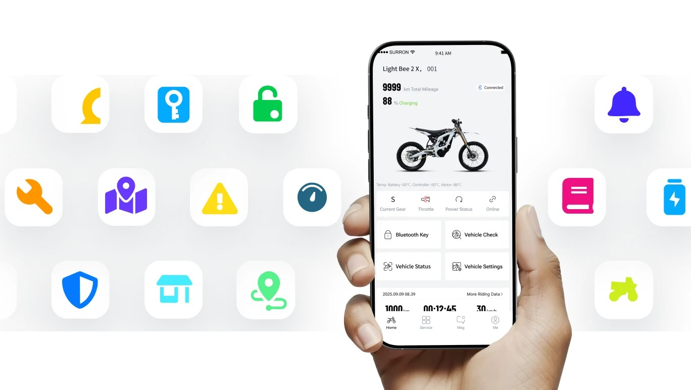 Elektrická motocykel Surron Light Bee 2 L3e (homologovaný)