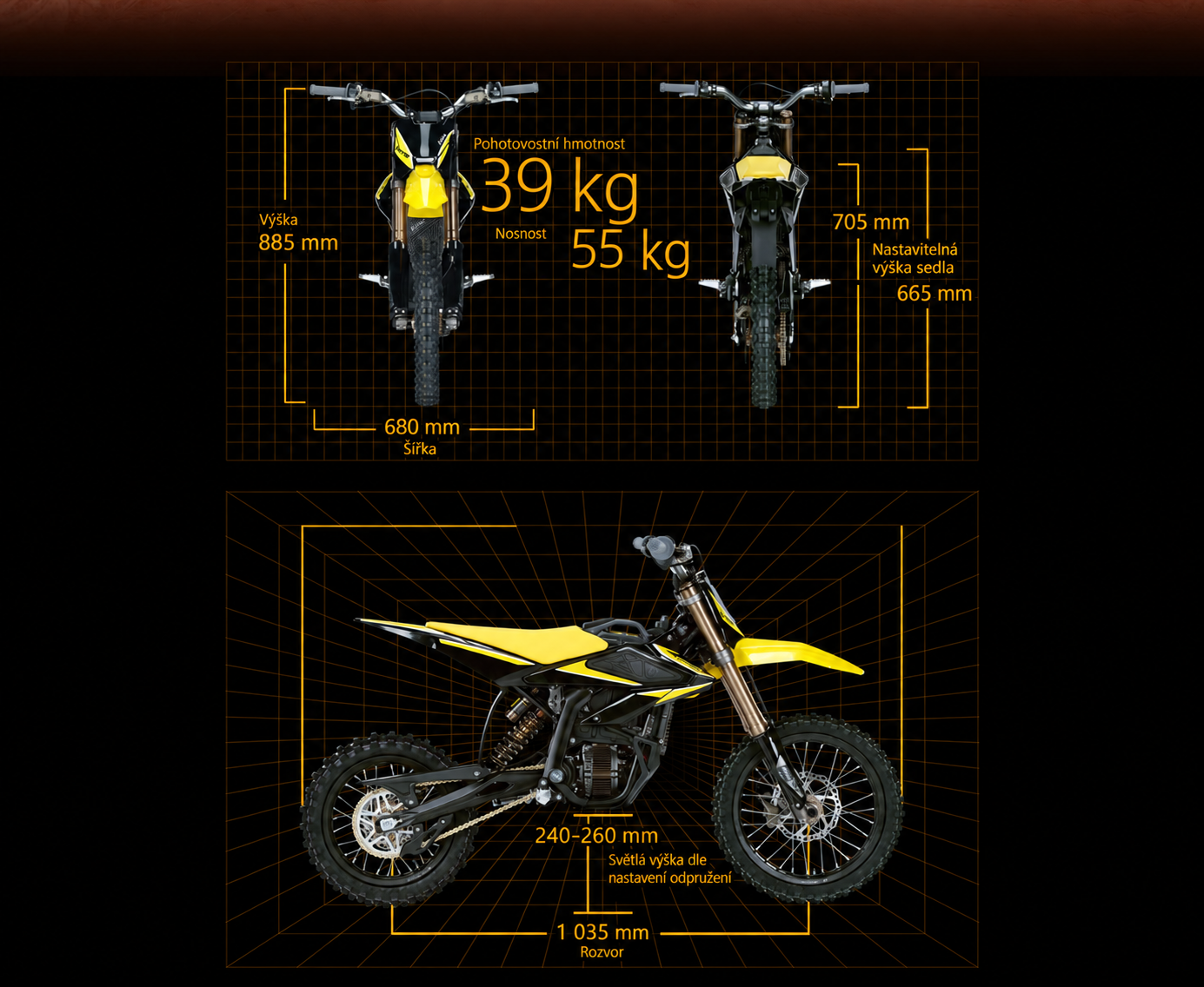 Detská elektrická motorku Surron Hyper Bee
