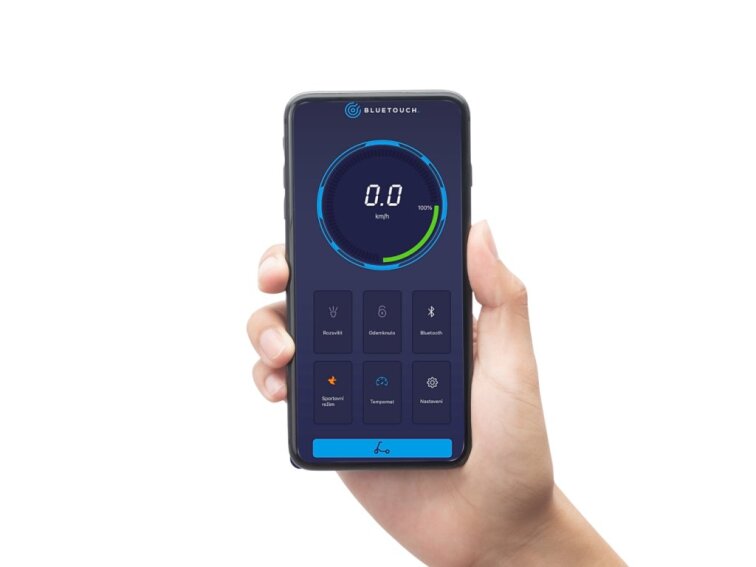 Elektrická koloběžka BLUETOUCH BT350 COMFY+ (Plná kola)