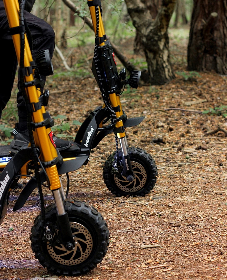 Elektrický skúter KAABO Wolf King GTR Golden CZ EDITION