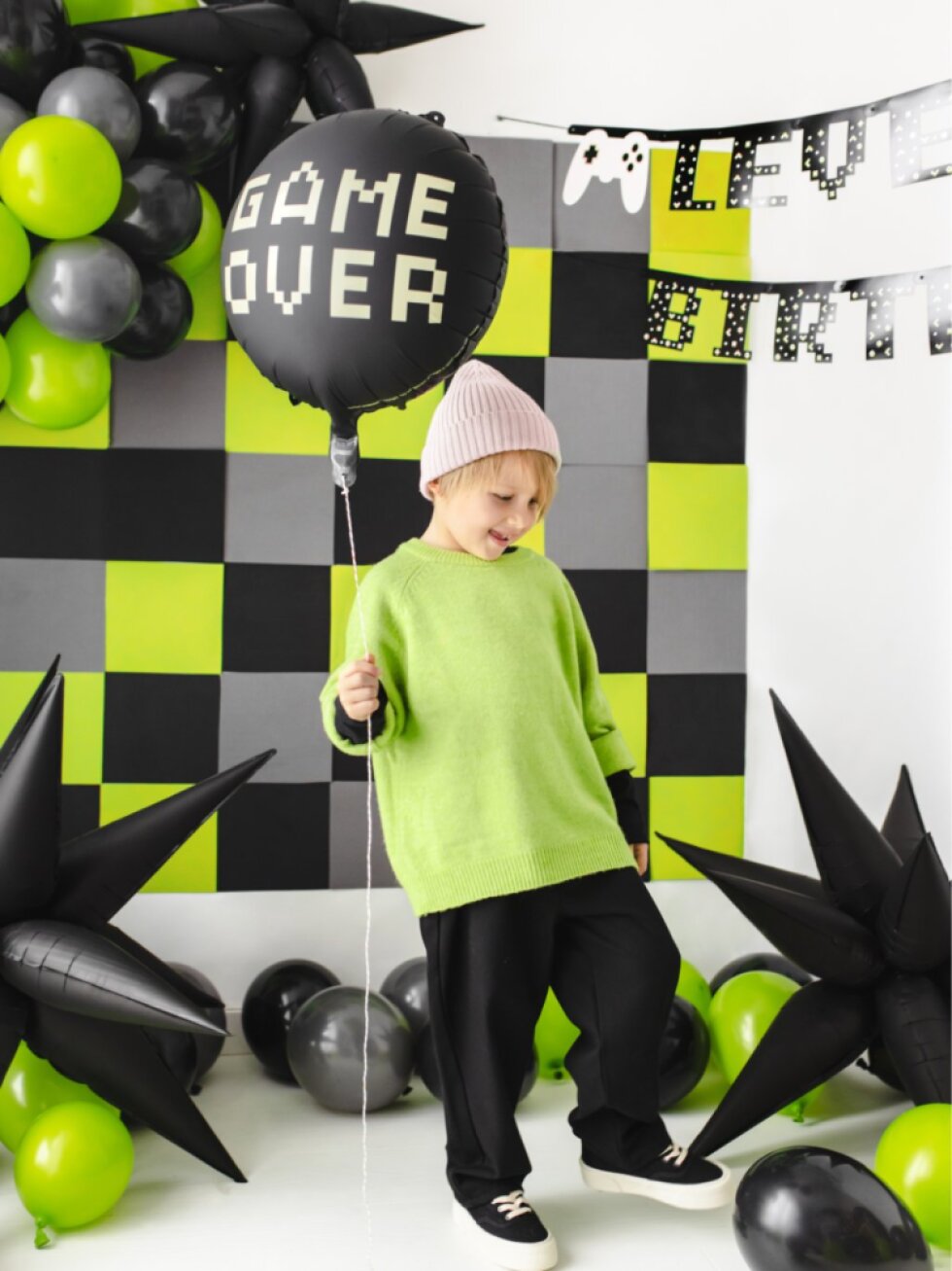 Fóliový balónek Game Over – dekorace na rozlučku