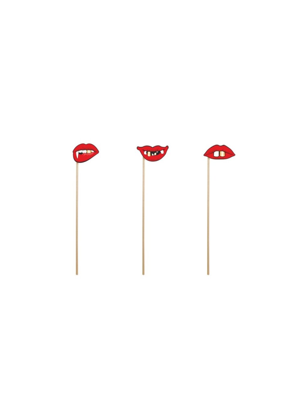 Fotorekvizity Zuby – sada na rozlučku