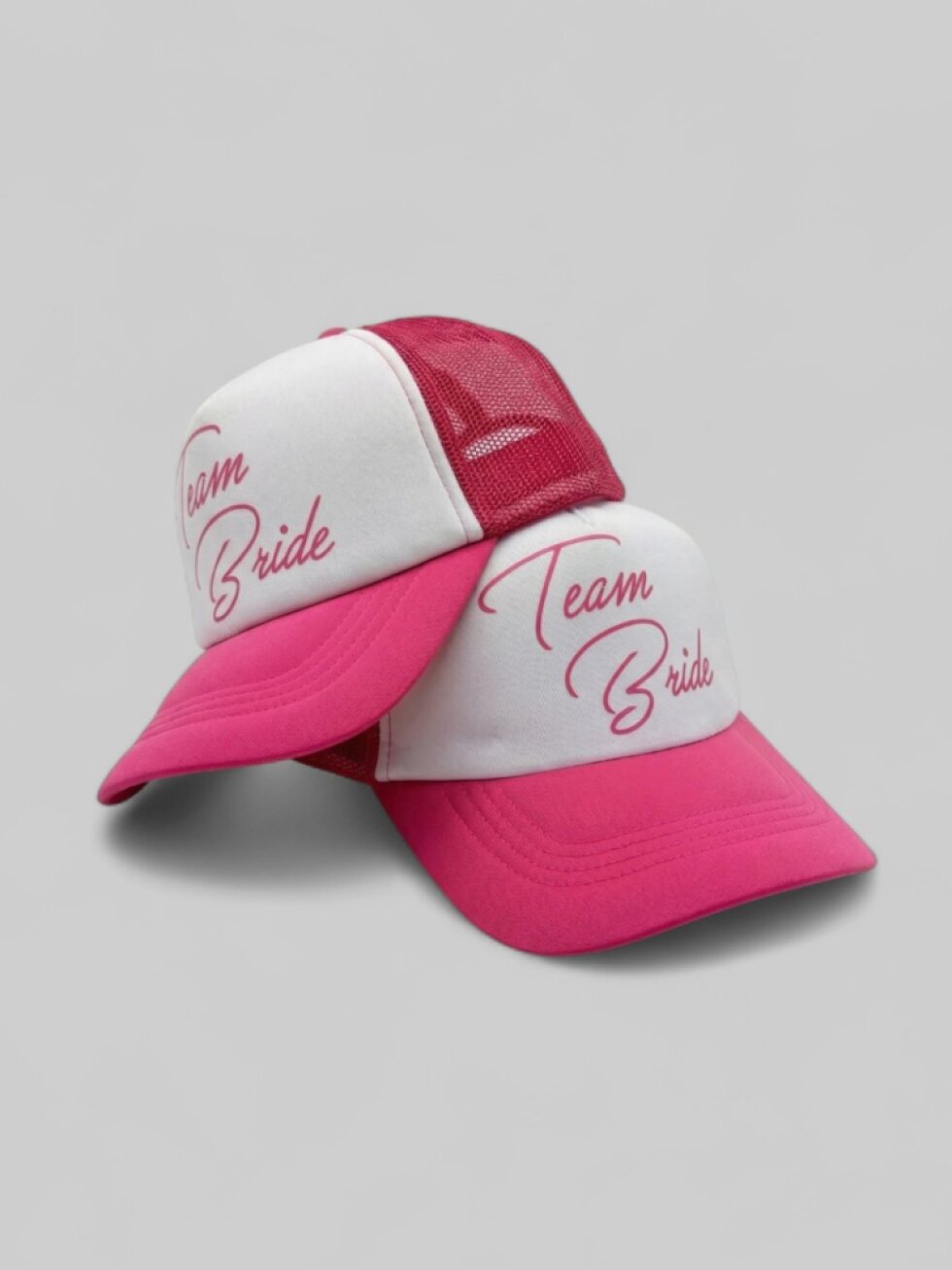 Růžovo-bílá kšiltovka - Team Bride