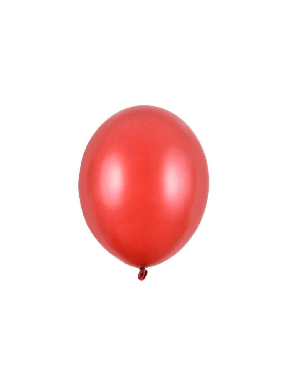 Latexové balonky 30 cm – metallic poppy red, 10 ks