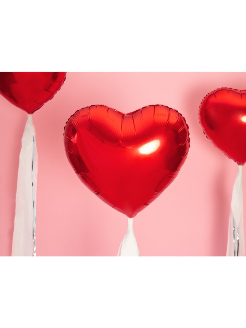 Fóliový balon srdce červené – 45 cm