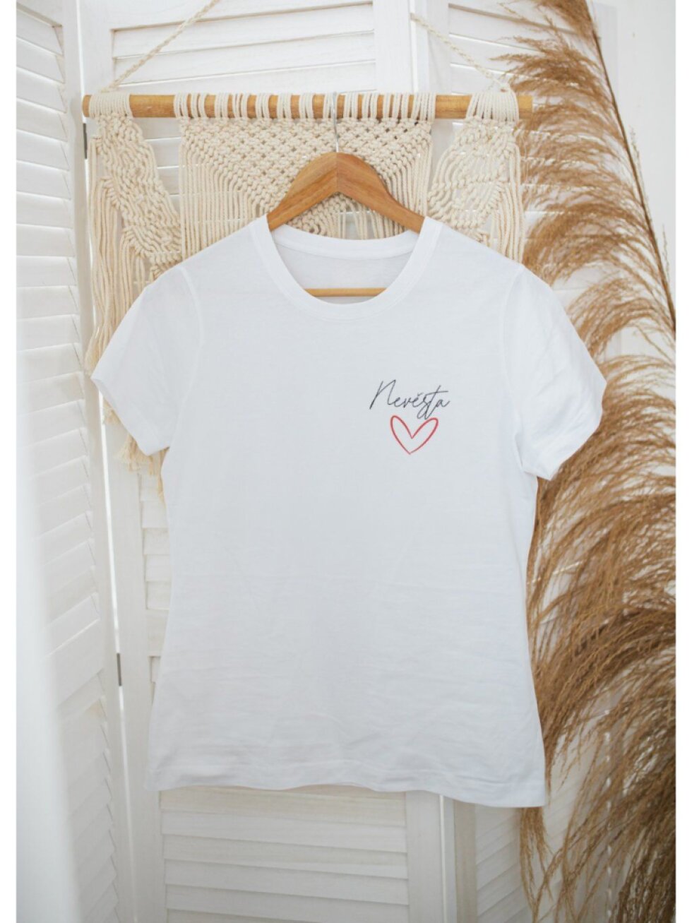 Basic tričko Nevěsta srdce