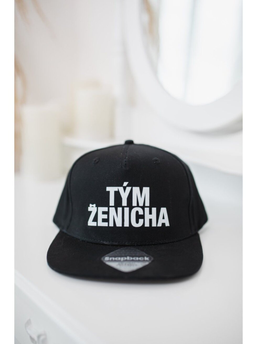 Snapback s potiskem Tým ženicha