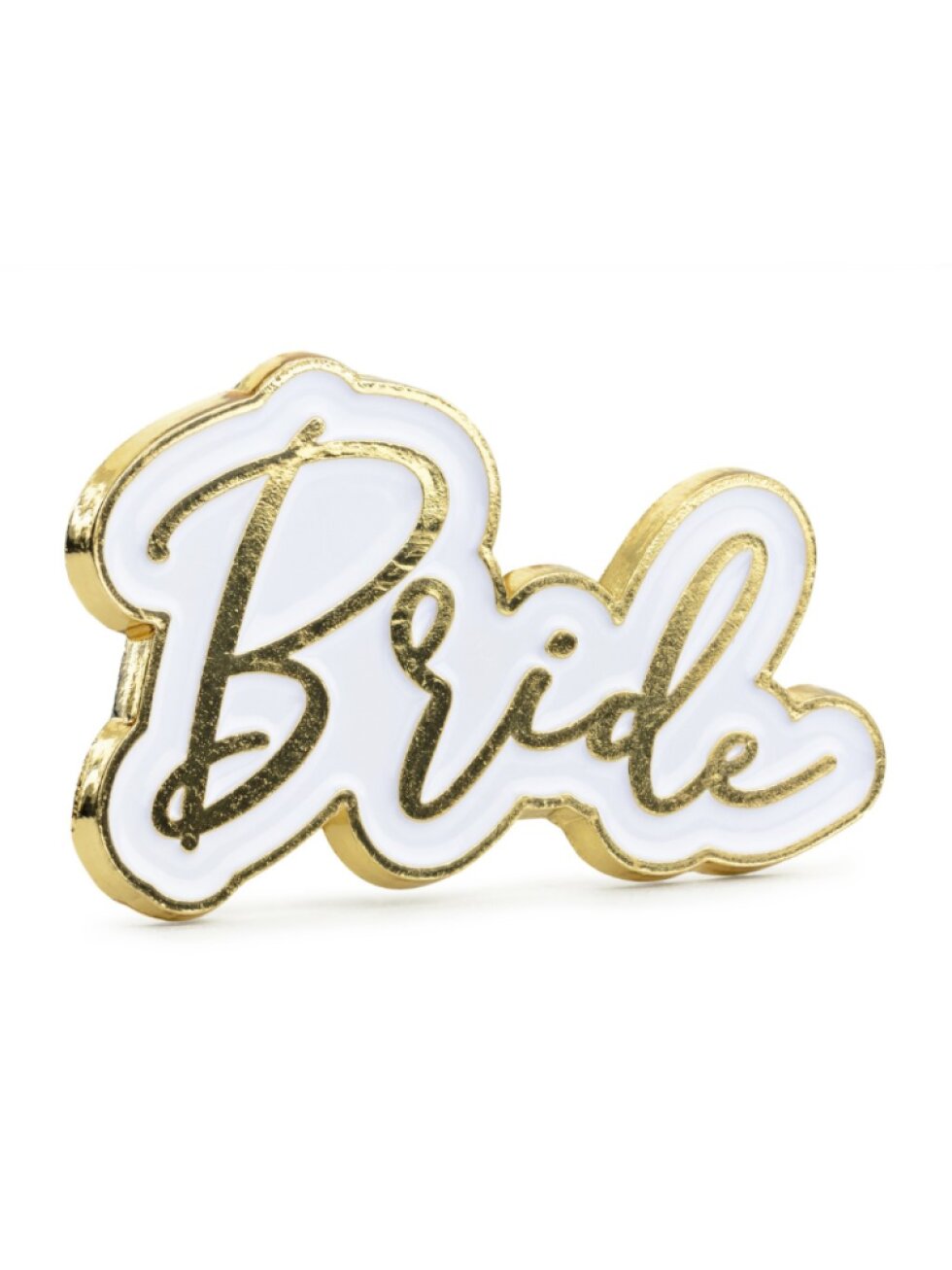 Odznáček Bride – placka pro nevěstu na rozlučku