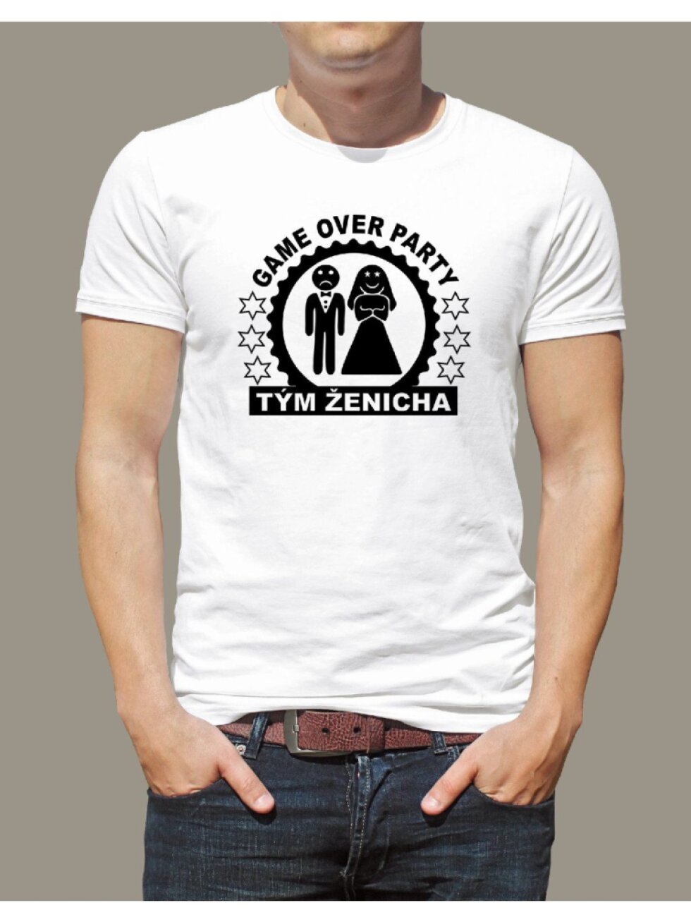 Pánské tričko Tým ženicha