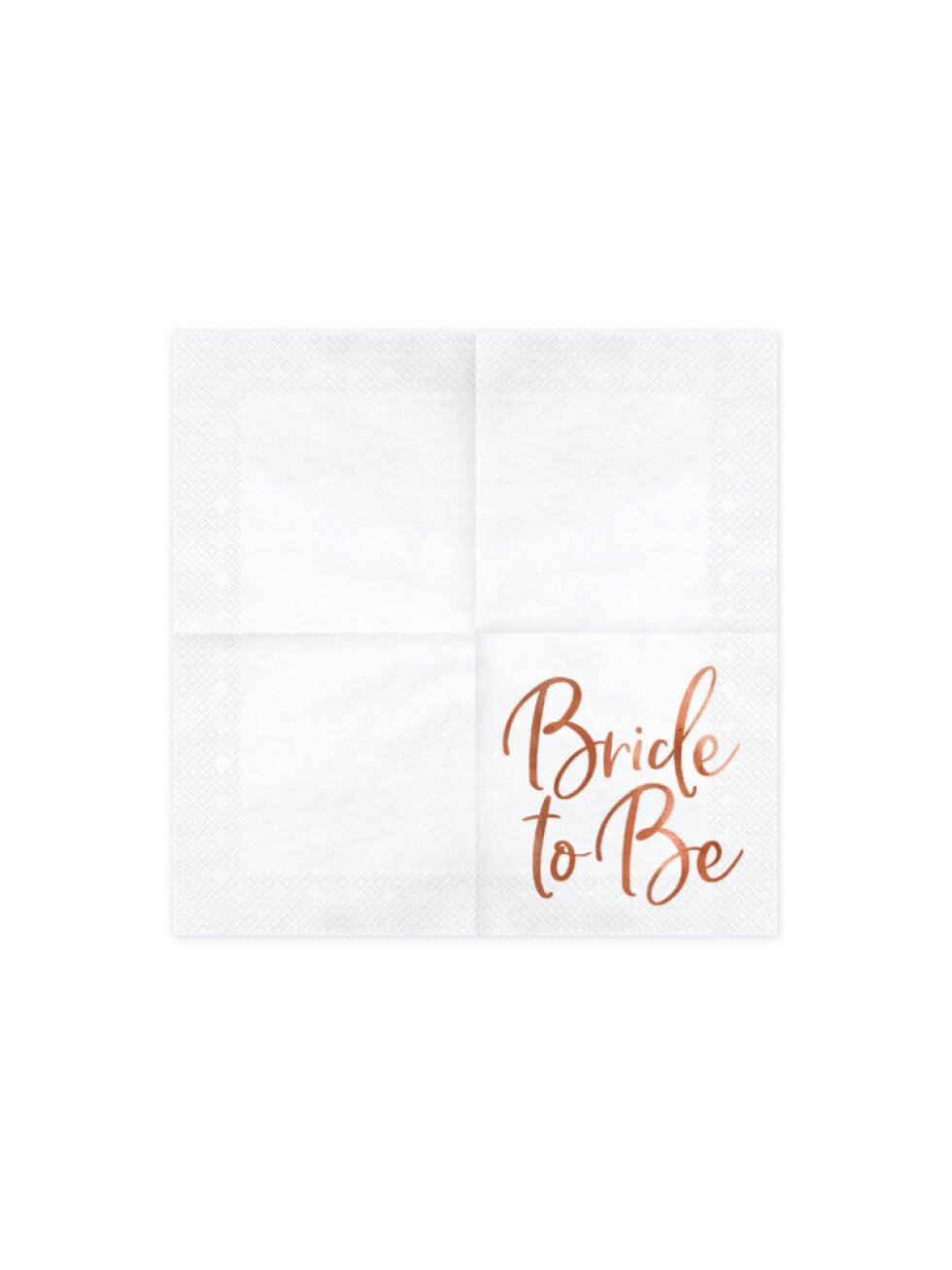 Ubrousky Bride to Be rosegold – na rozlučku