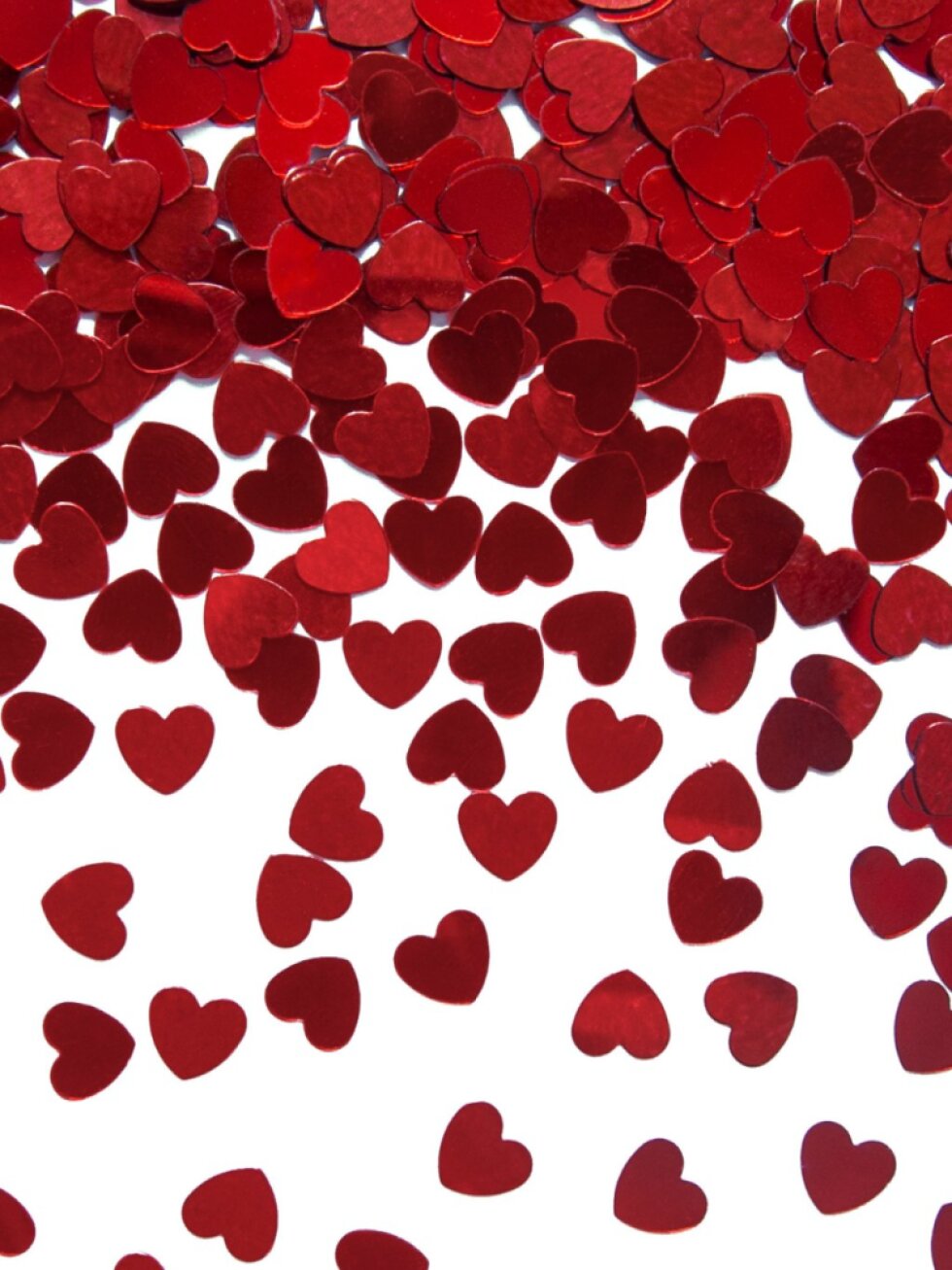 Konfety srdce červené – 5 mm (30 g)