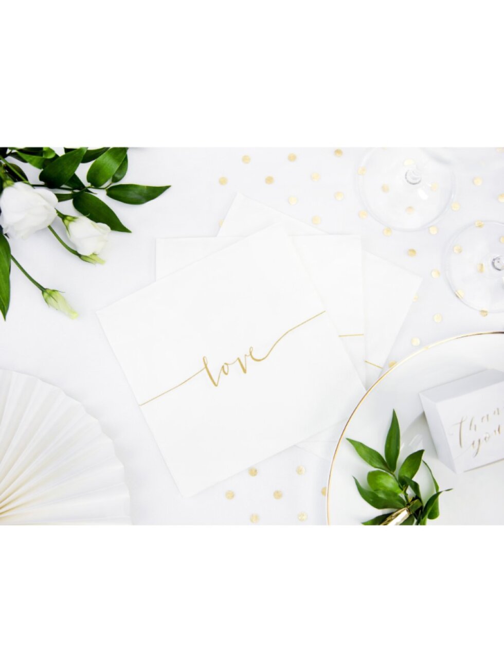 Ubrousky Love – svatební papírové ubrousky