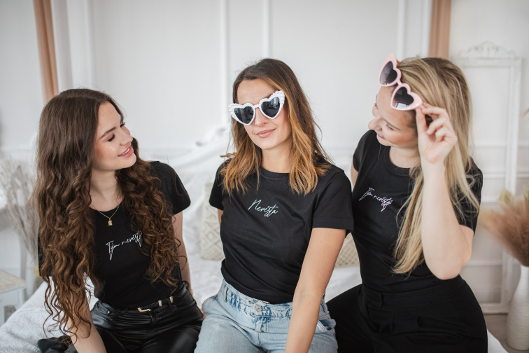 Basic tričko Team bride