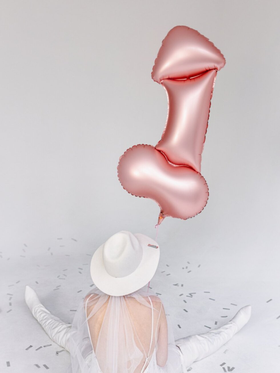 Fóliový balónek Penis – vtipná dekorace na rozlučku