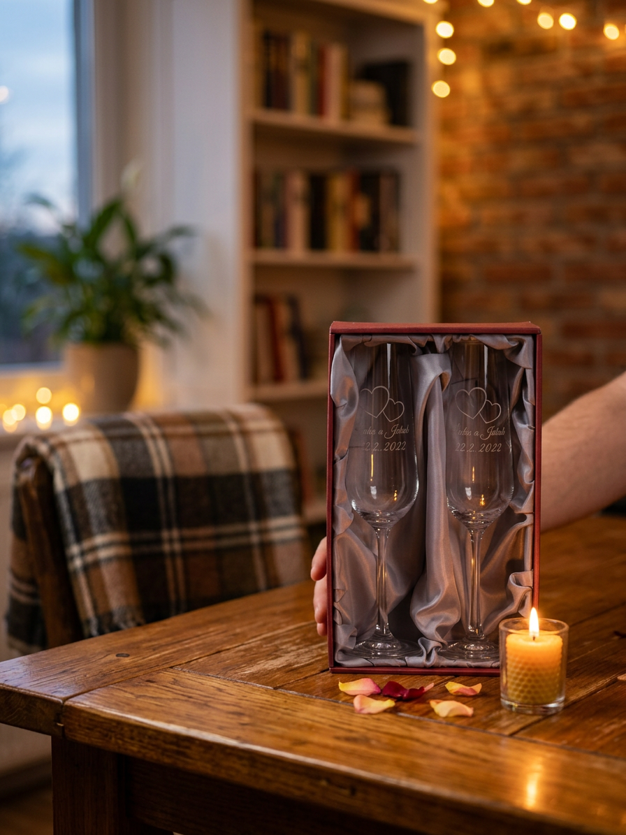 Set skleniček Dora s pískováním - personalizovaný dárek