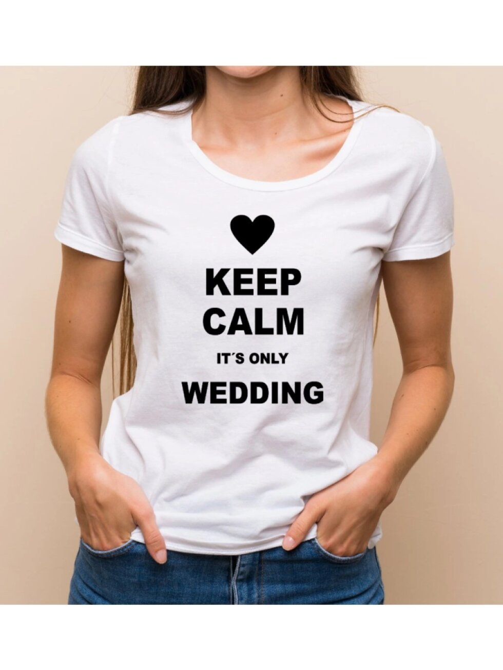 Dámské tričko bílé - Only wedding
