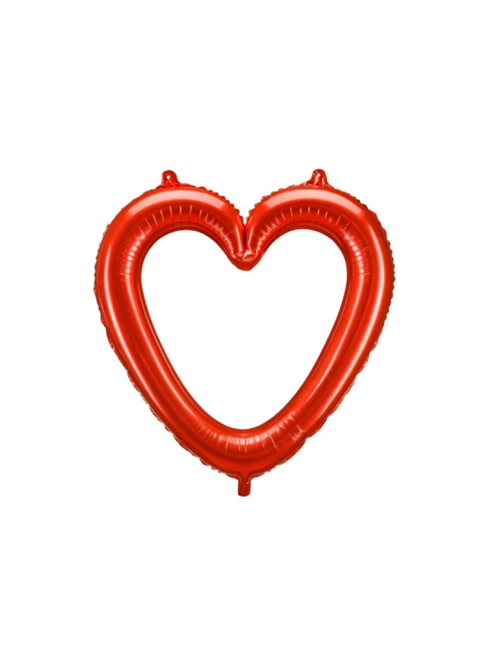 Fóliový balon srdce – rám 86 × 83,5 cm červený