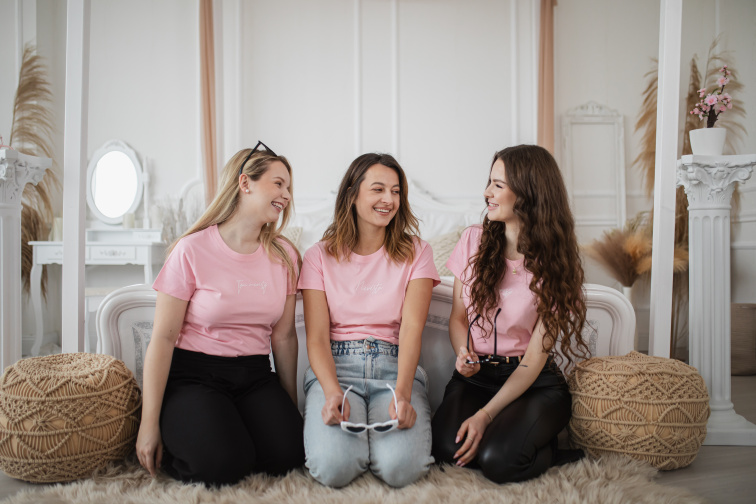 Basic tričko Team bride