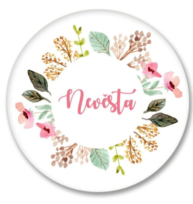 Placka jemný věneček - Nevěsta