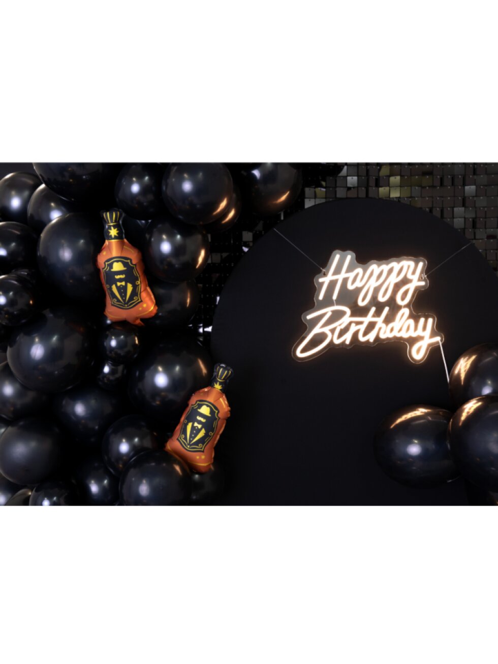 Fóliový balónek Whisky - mini dekorace sklenice whisky
