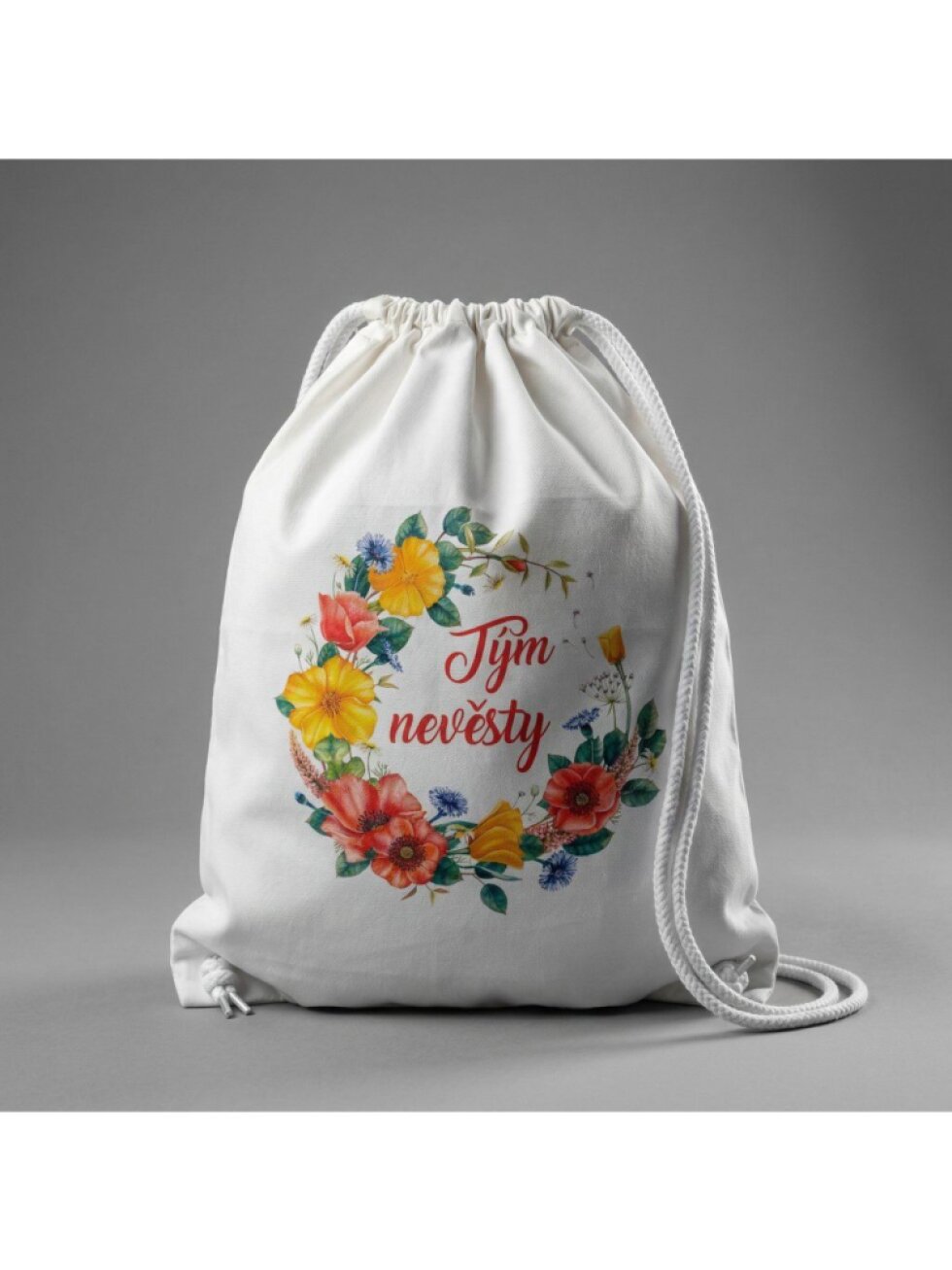 Bílý vak Tým nevěsty - vlčí máky