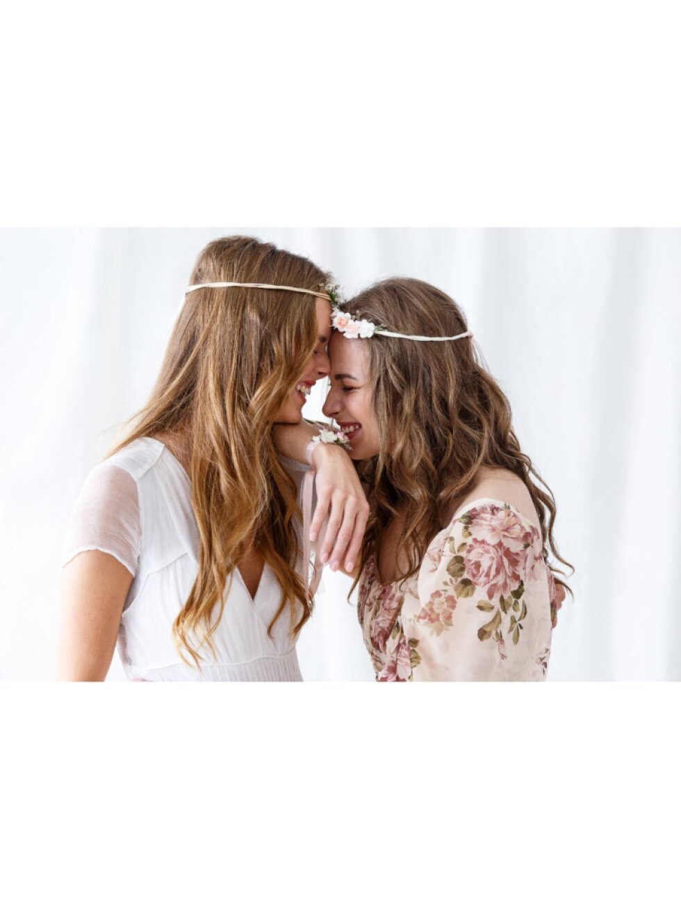 Čelenka s meruňkovými květy pro nevěstu na rozlučku